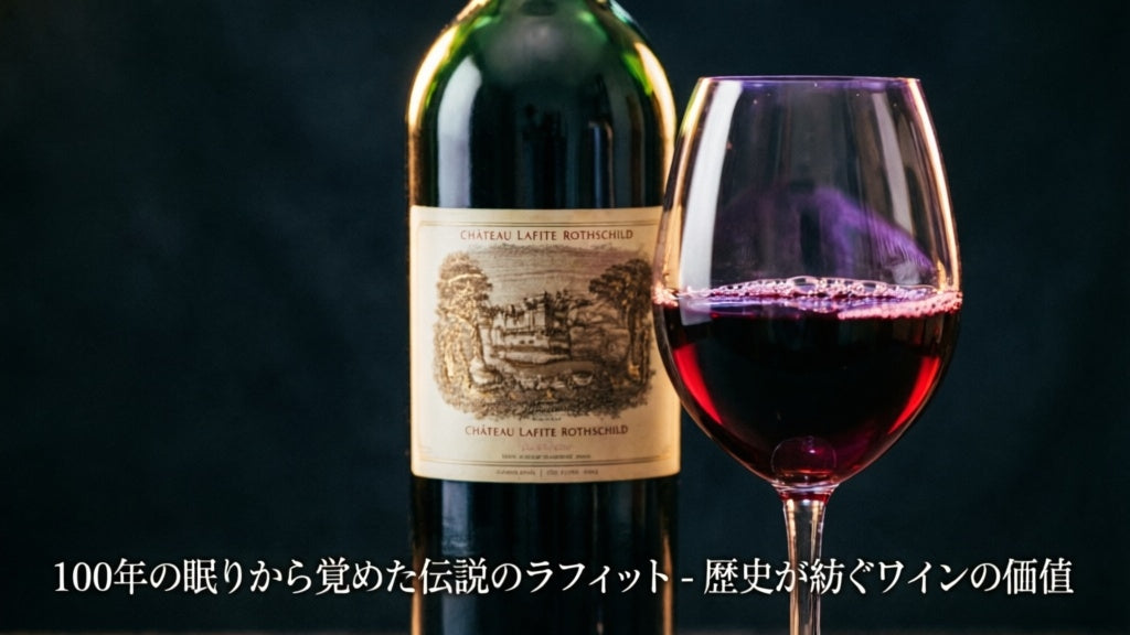 100年の眠りから覚めた伝説のシャトー・ラフィット・ロートシルト