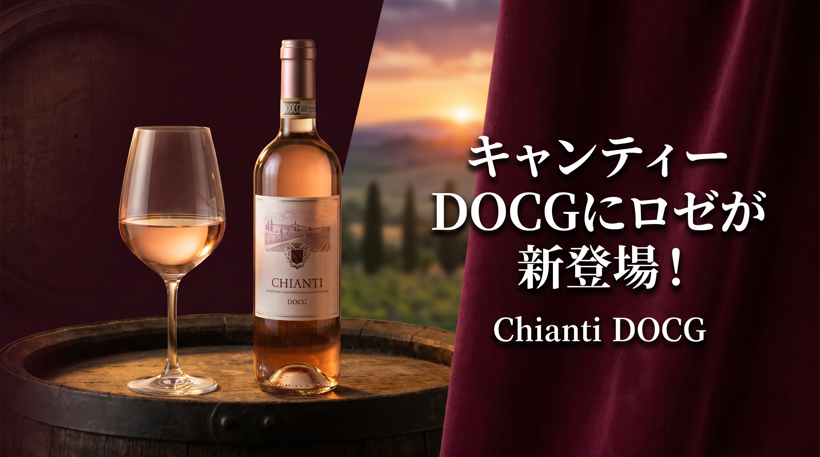 Chianti DOCGにロゼが新登場！イタリアワインの新時代を解説
