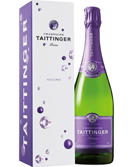 Taittinger Nocturne 750ml White Foam Regular Full Bottle Order Item