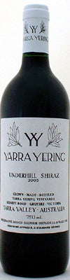 Yara Yering Underhill Shiraz [2017] 750ml/Red