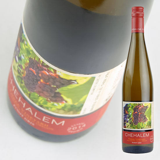 チュヘイラム スリー ヴィンヤード ピノ グリ [2017] 750ml・白 Chehalem Three Vineyard Pinot Gris