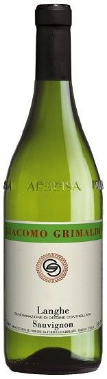 Giacomo Grimaldi Langhe Sauvignon [2022] 750ml White Wine