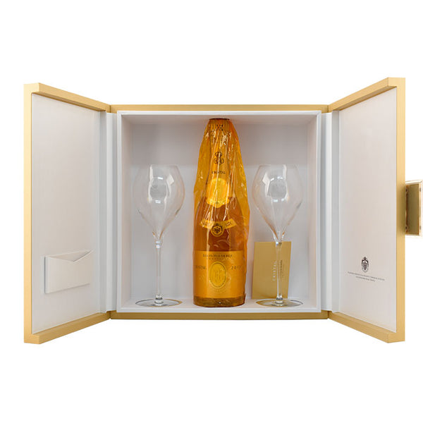 ルイ ロデレール クリスタル グラス付きセット [2013] 750ml 白ワイン泡 スパークリング 箱付