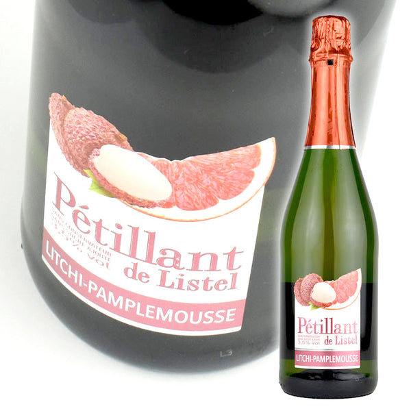 スパークリングワイン 3.5度 ペティアン ド リステル ライチ＆ピンクグレープフルーツ 750ml 1本
